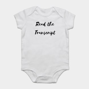 Read the transcript Baby Bodysuit